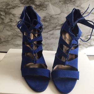 Madden Girl Blue Heels